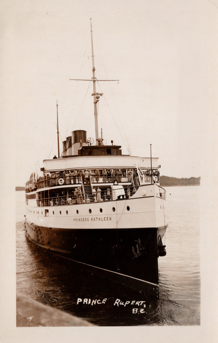 SS 'Princess Kathleen' at Prince Rupert BC – Dee's Postcards