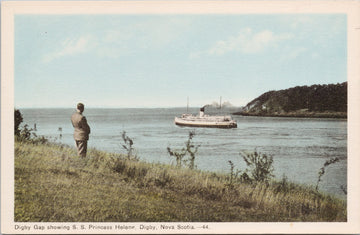 SS 'Princess Helene' Ship Digby Gap Nova Scotia NS Unused PECO Postcard 