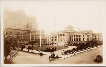 Court House & Hotel Vancouver BC British Columbia Gowen Sutton RPPC Postcard