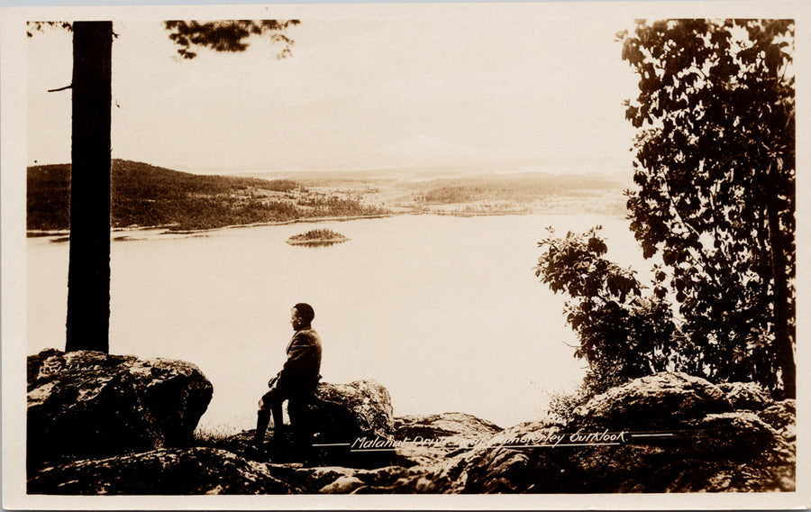 Malahat Drive near Hamsterley Outlook Vancouver Island British Columbia BC Gowen Sutton RPPC Postcard