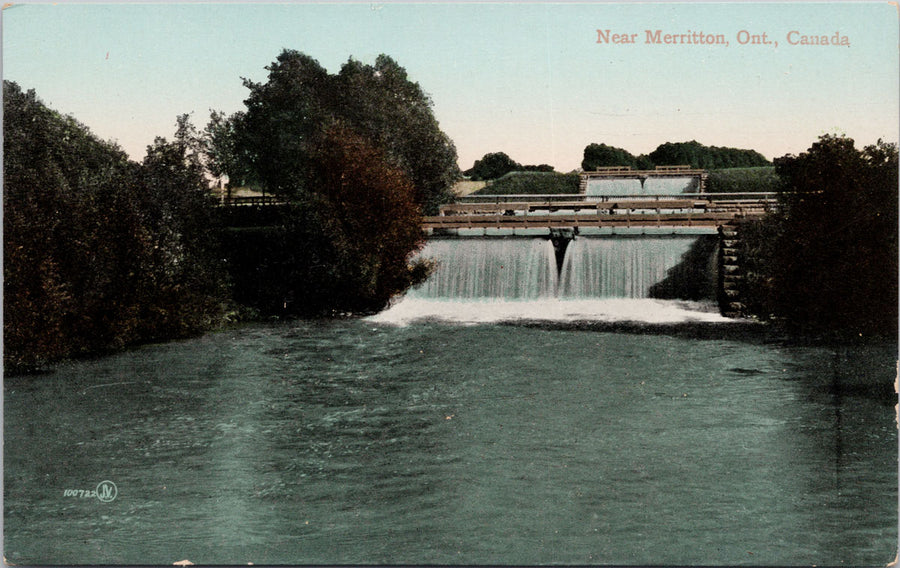 Merritton Ontario ON Water View Scene Unused Postcard 