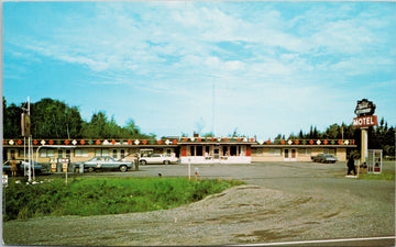 Twilite Motel & Restaurant Goulais River Ontario Sault St Marie ON Postcard 