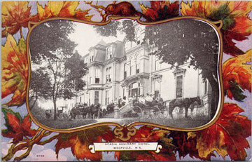 Acadia Seminary Hotel Wolfville NS Nova Scotia Patriotic Unused Postcard SP14