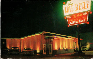 Vancouver BC Stauffer's Gay Nineties Restaurant The Lulu Belle Vintage Postcard 