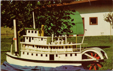 B.X. Sternwheeler Replica Quesnel BC Tourist Museum British Columbia Postcard