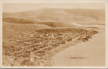 Dawson City Yukon YT Aerial View Unused Gowen Sutton RPPC Postcard 