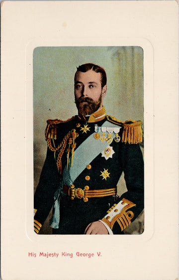His Majesty King George V England British Royalty United Kingdom Unused Postcard