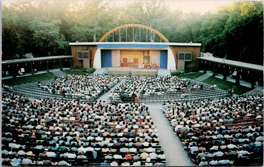 Rainbow Stage Kildonan Park Winnipeg MB Manitoba 1960s Vintage Postcard 