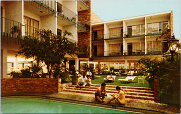 The Sam Peck Motel Little Rock Arkansas AR Pool Unused Vintage Postcard 