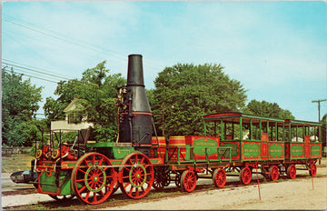 Charleston SC America's First Regular Service Steam Locomotive Train Unused Vintage Postcard