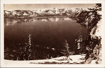 Pend Oreille Lake and Cabinet Mountain Range ID Idaho Unused RPPC Postcard