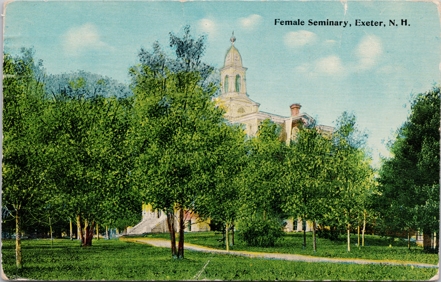 Female Seminary Exeter NH New Hampshire c1915 Postcard