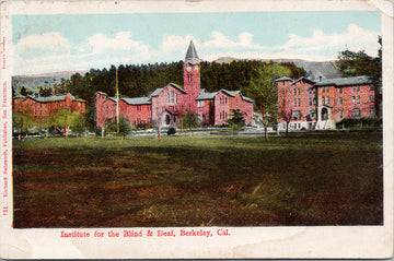 Institute for the Blind & Deaf Berkeley CA California c1908 Postcard