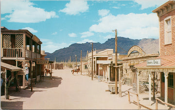 Main Street Old Tucson AZ Arizona Sheriff's Office Museum Vintage Postcard 