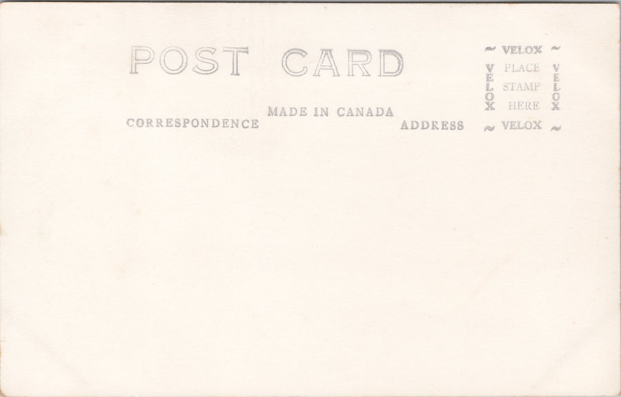 Prince George BC looking North British Columbia 1940s HD RPPC Postcard SP14