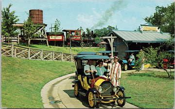 Six Flags Over Texas The Chaparral Antique Cars Section TX Unused Postcard 