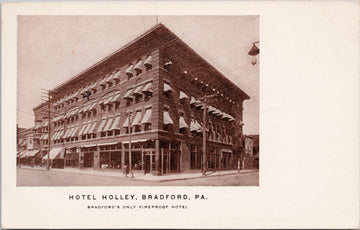 Hotel Holley Bradford PA Postcard
