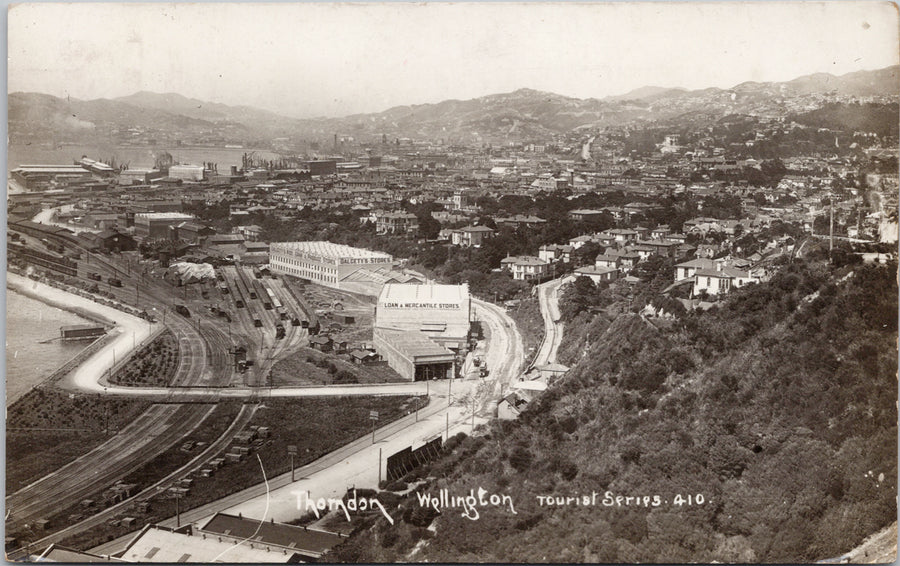 Thorndon Wellington NZ New Zealand c1920 Frank Duncan Postcard 