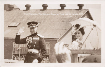 Canada 1939 Royal Visit King George and Queen Elizabeth Visit Unused RPPC Postcard 