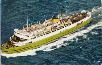 CNR Car Ferry 'Abegweit' btwn Borden PE and Cape Tormentine NB Postcard 