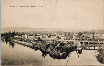 Alberni BC British Columbia Vancouver Island Leonard Frank Postcard 