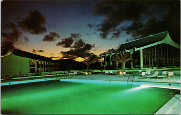 Marmora Beach Hotel Casino Antigua West Indies Swimming Pool Unused Postcard 