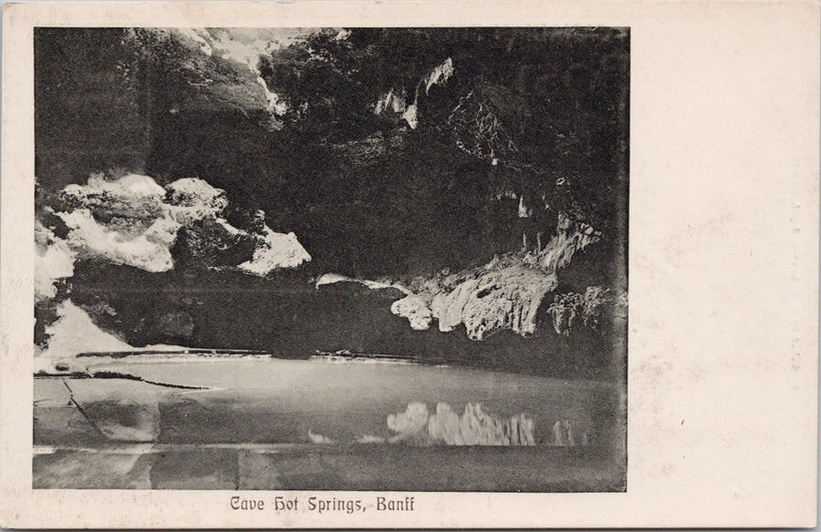 Cave Hot Springs Banff Alberta AB Alta N.K. Luxton Postcard