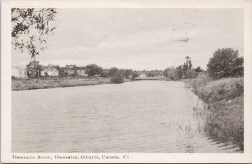 Thessalon River Thessalon Ontario Postcard