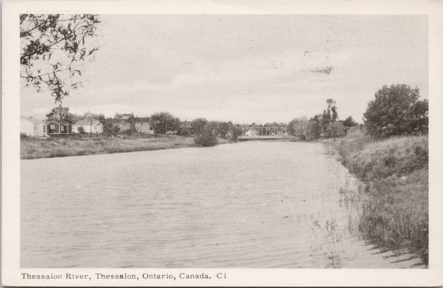 Thessalon River Thessalon Ontario Postcard