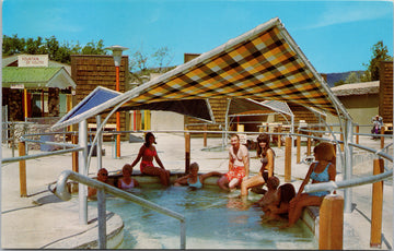 Lava Hot Springs Idaho ID People Swirlpool Hot Tub Unused Vintage Postcard