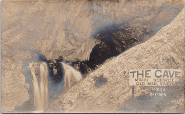 The Cave Old Man River Alberta Moir & Bawden Postcard