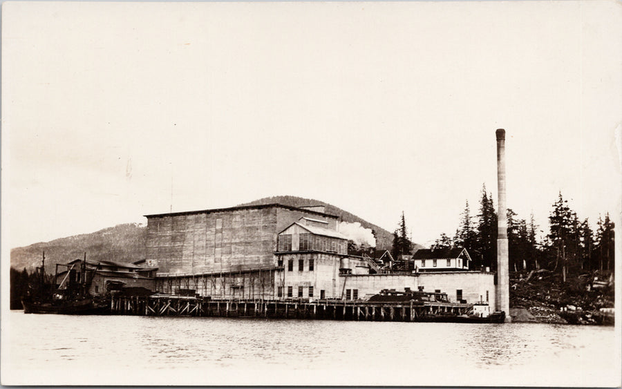 Seal Cove Prince Rupert BC Canadian Fish Cold Storage Plant RPPC Postcard SP15