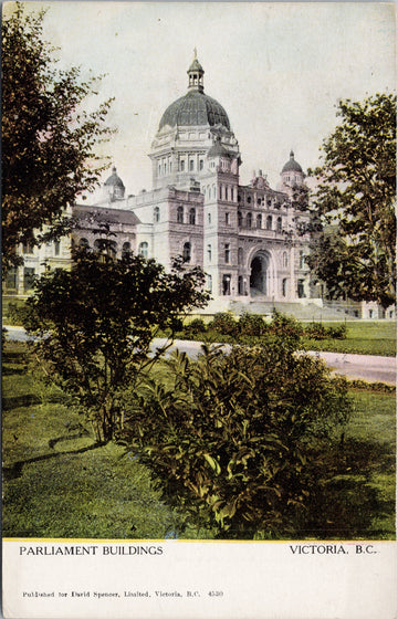 Victoria BC Parliament Buildings Postcard