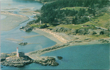 Fort Rodd Hill National Historic Park Esquimalt Victoria BC Aerial Postcard