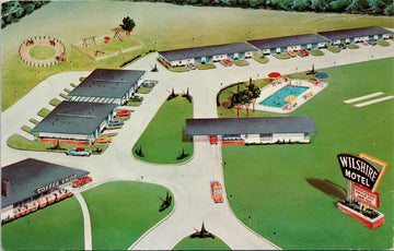 Route 66 The Wilshire Motel Oklahoma City Postcard 