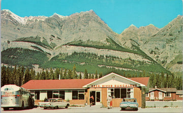 Saskatchewan River Bungalows Lake Louise AB Postcard 