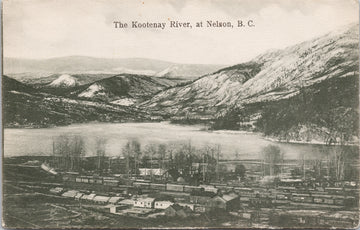 Kootenay River Nelson British Columbia Postcard