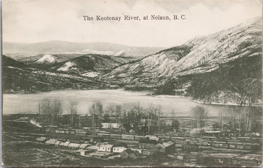 Kootenay River Nelson British Columbia Postcard