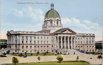 Edmonton Alberta Parliament Buildings Postcard 