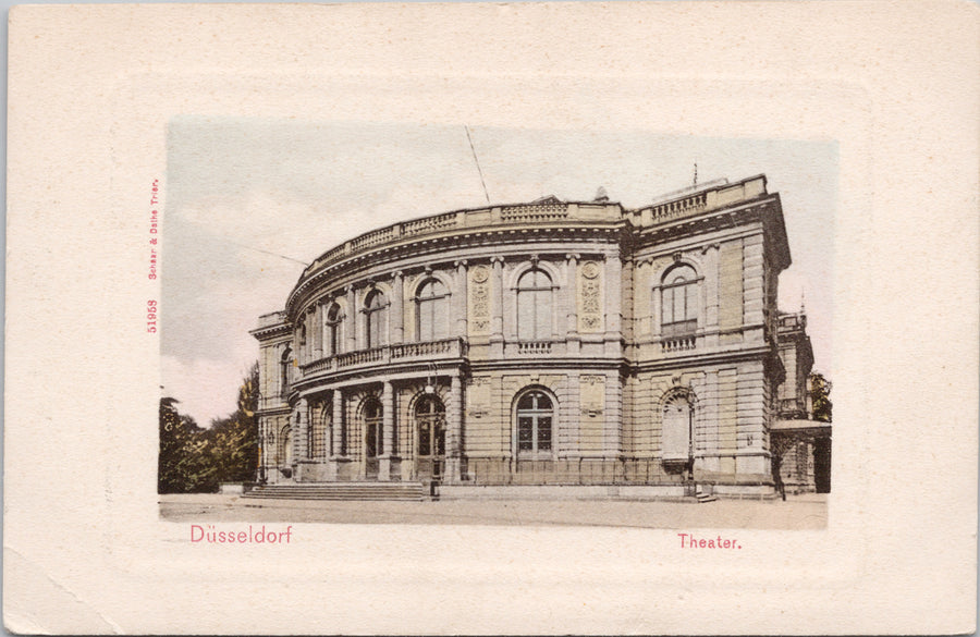 Dusseldorf Theatre Germany Postcard 