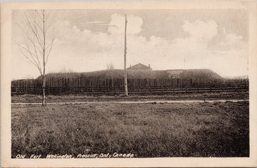 Prescott Ontario Old Fort Wellington Postcard