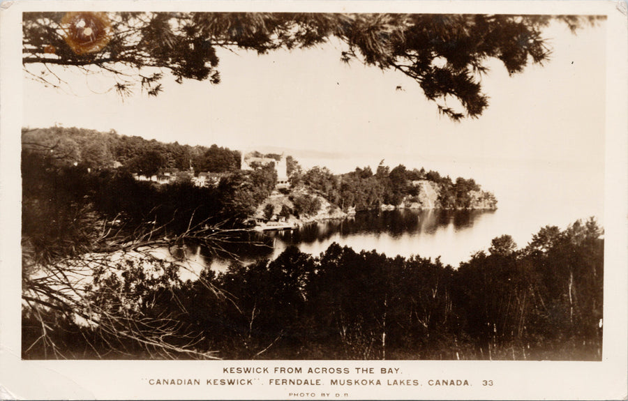 Keswick Ferndale Muskoka Ontario Postcard