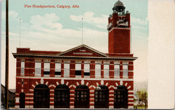 Calgary Alberta Fire Headquarters Department AB Unused Postcard SP15