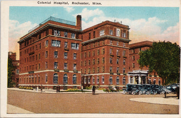 Rochester Minnesota Colonial Hospital MN Unused Co-Mo Postcard SP15 *as is