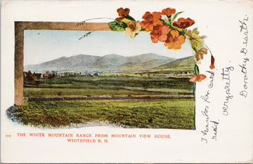 White Mountain Range Whitefield New Hampshire Postcard