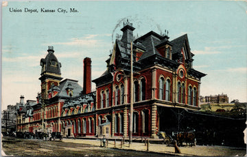 Kansas City Missouri Union Depot Postcard