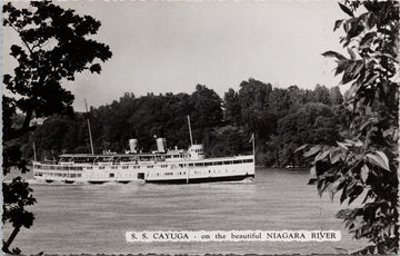 SS 'Cayuga' Ship Niagara River Ontario Postcard