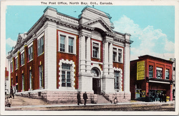 North Bay Ontario Post Office Postcard
