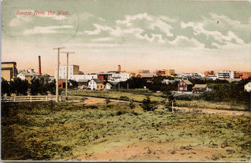 Souris Manitoba from the West Postcard