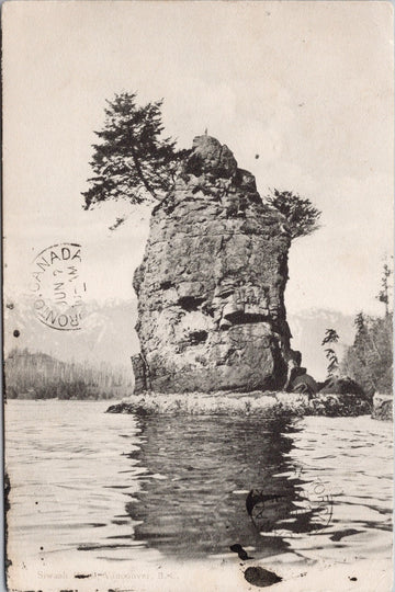 Vancouver BC Siwash Rock Postcard 